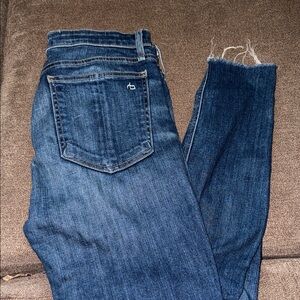 Rag & Bone Dark Blue Ankle Jeans